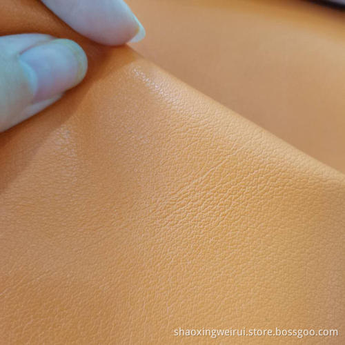 Orange natürliches bequemes PVC-Leder